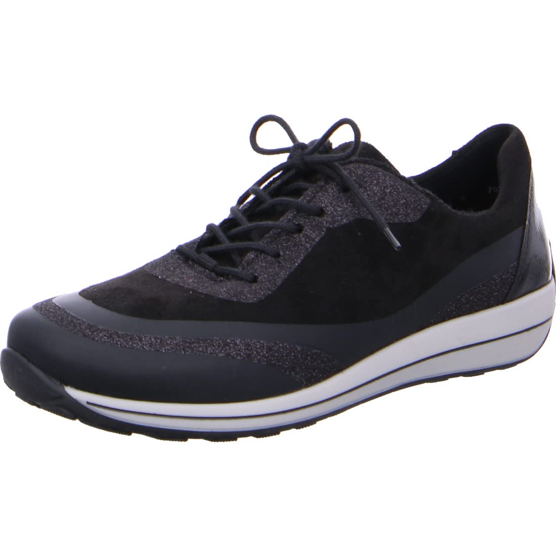 Baskets Marque ARA Qualité ARA Femme Osaka Basket, Moon, 42 EU Large Baskets Ara