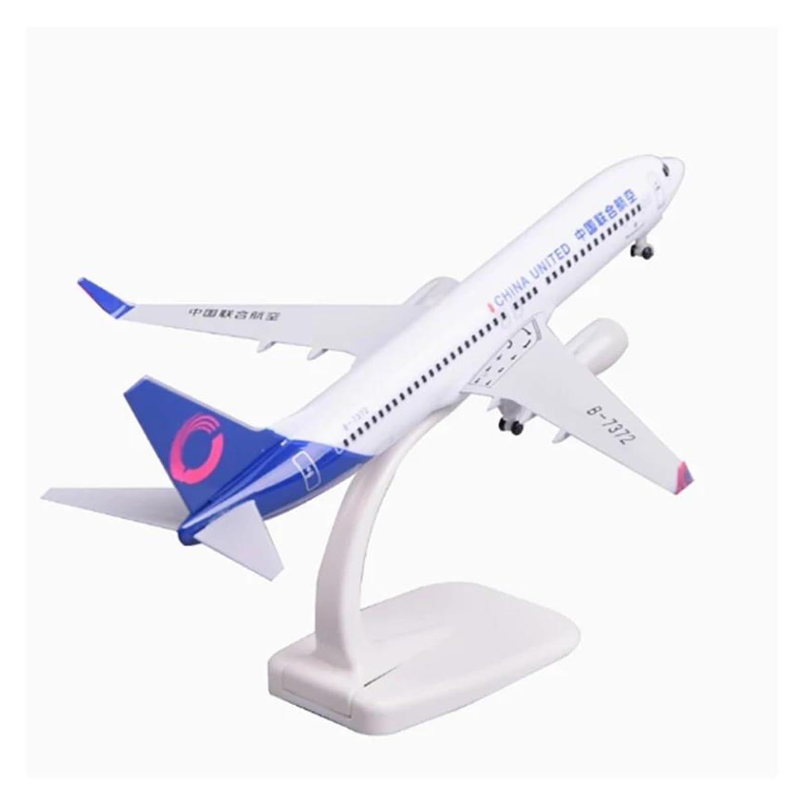 Must-have dla kolekcjonerów Odlew metalowy Samolot 20 cm Dla B737 Symulacja samolotu Stop Pamiątka Hobby Kolekcja Zabawka Dekoracja Modele samolotów do zbierania i wystawiania