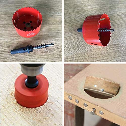 48Mm Hole Cutter Laiwei Hss Bi-Metal Hole Saw&Cutter For Wood Plastic Drywall & Metal Sheet 1-7/8 " (48Mm) #TOP3