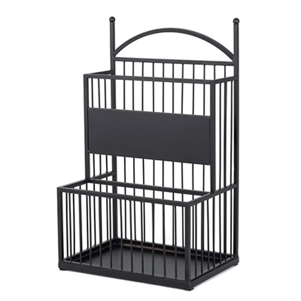 WXPGFEQ Umbrella Stand, Umbrella Stands,Umbrella Stand High Temperature Paint Wrought Iron,Large Capacity Umbrella Bucket for Household Hotels,Pink,68X26X48Cm