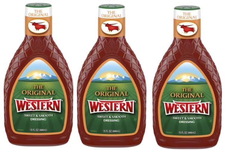 The Original Western Sweet and Smooth Salad Dressing (Pack Of 3 Bottles), 15 fl. oz.