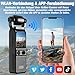 YCCNIU Vlogging Wifi Action Kamera 4K, 160°-Sport Actionkamera, Tragbare Taschenkamera mit um 180° Drehbarem Objektiv und 1,69-Zoll-Touchscreen, Digitale Videokamera für Reisen und Sport-Vlog-Camcorde