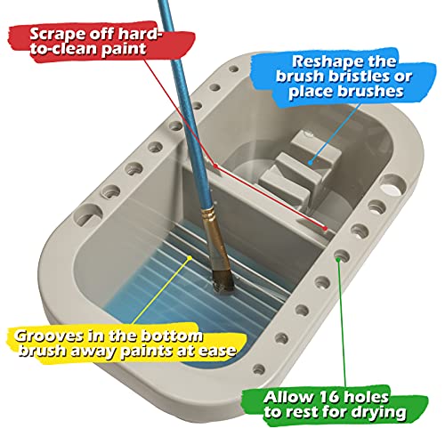 Mylifeunit PB16C287 Paint Brush Cleaner, Paint Brush Holder And Organizers thumb #1