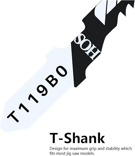 Miniatura 6 de T111C T119BO T119B Juego de hojas de sierra de sierra de sierra de acero HCS Hoja de sierra de corte en T para herramienta de corte de madera