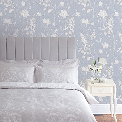 Laura Ashley Dragonfly Garden Chalk Blue Wallpaper #TOP3