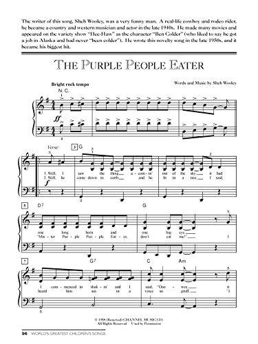 World's Greatest Children's Songs: 87 of the World's Most Popular and Best Loved Traditional and Contemporary Children's Songs - Image 5