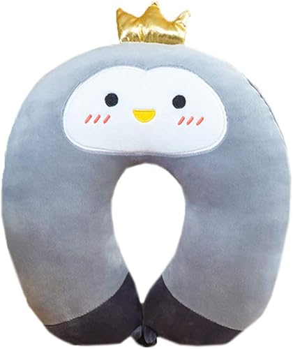 Miniatura 8 de Bonita almohada portátil en forma de U para el cuello en U para oficina y viajes, para adultos, para oficina, hogar y siesta de avión (cerdo, 12.6 x