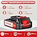 ANTOOLOCKER 20v Battery for Black+ Decker: 4.0 ah Replacement 20 Volt Max Batteries Compatible with LBXR20 LBXR2020 LBX20 LBXR2520 LB2XR20 - Extended Runtime for Cordless Power Tools Drill 2 Pack