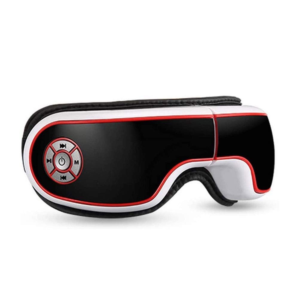 Massager de Ojos eléctricos con Calor, vibración, compresión de Aire, música, Ojo inalámbrico y masajeador del Templo para aliviar los Ojos Secos, la Fatiga Ocular, la Mejora de la circulación