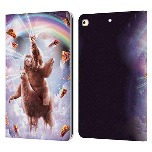 Étui portefeuille iPad 9.7 Head Case Designs avec motif chat et lama