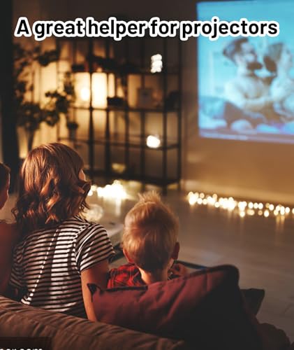 Image of Projector Stand Wall Mount, 1 Piece Adjustable Wall Mount Projector Stand for Home Theatre, Durable Mount with Easy Installation, Sturdy Stand Wall Mount for