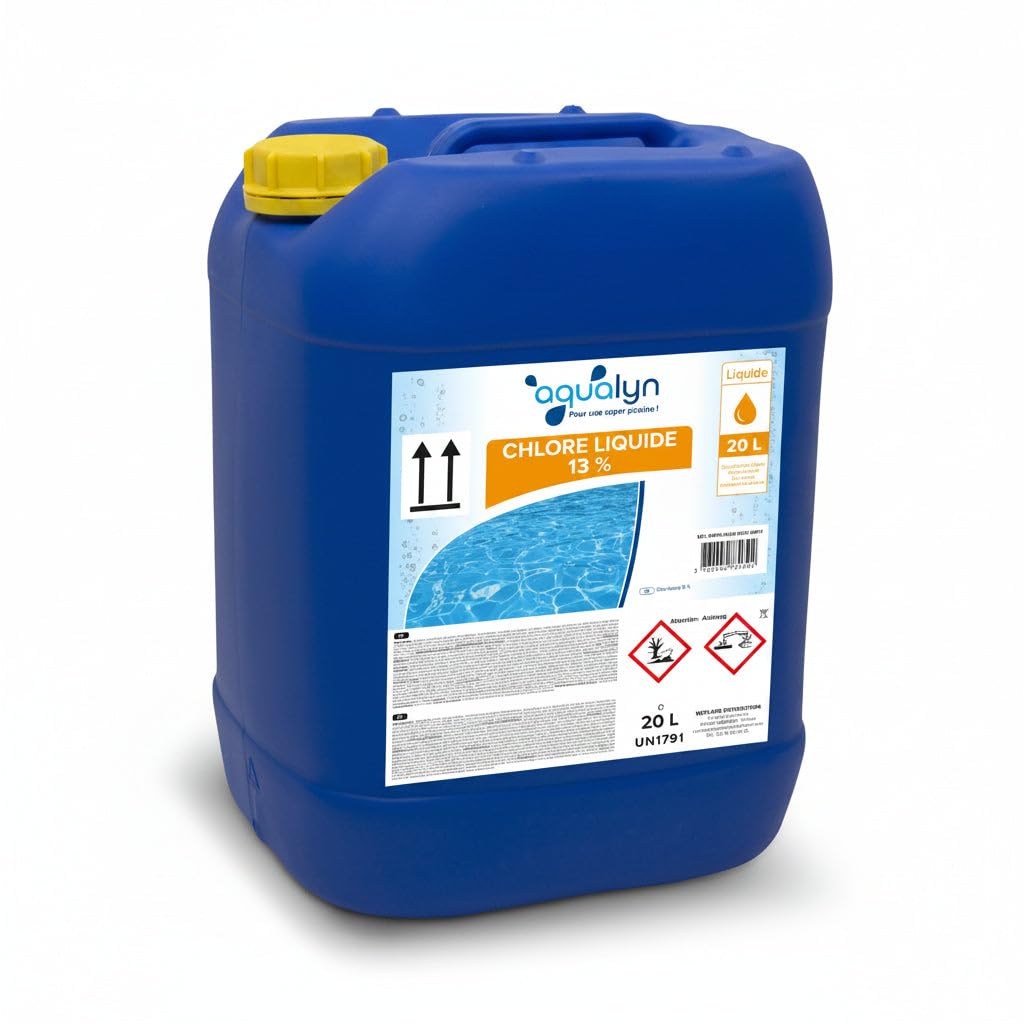 Chlore Liquide 13% 20 L Aqualyn Unité