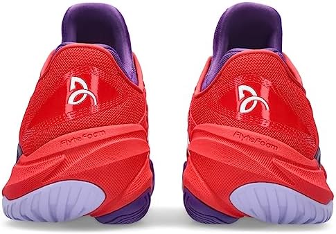 ASICS Men's Court FlyteFoam 3 Novak Tennis Shoes, 10, Classic RED/White | Image 4