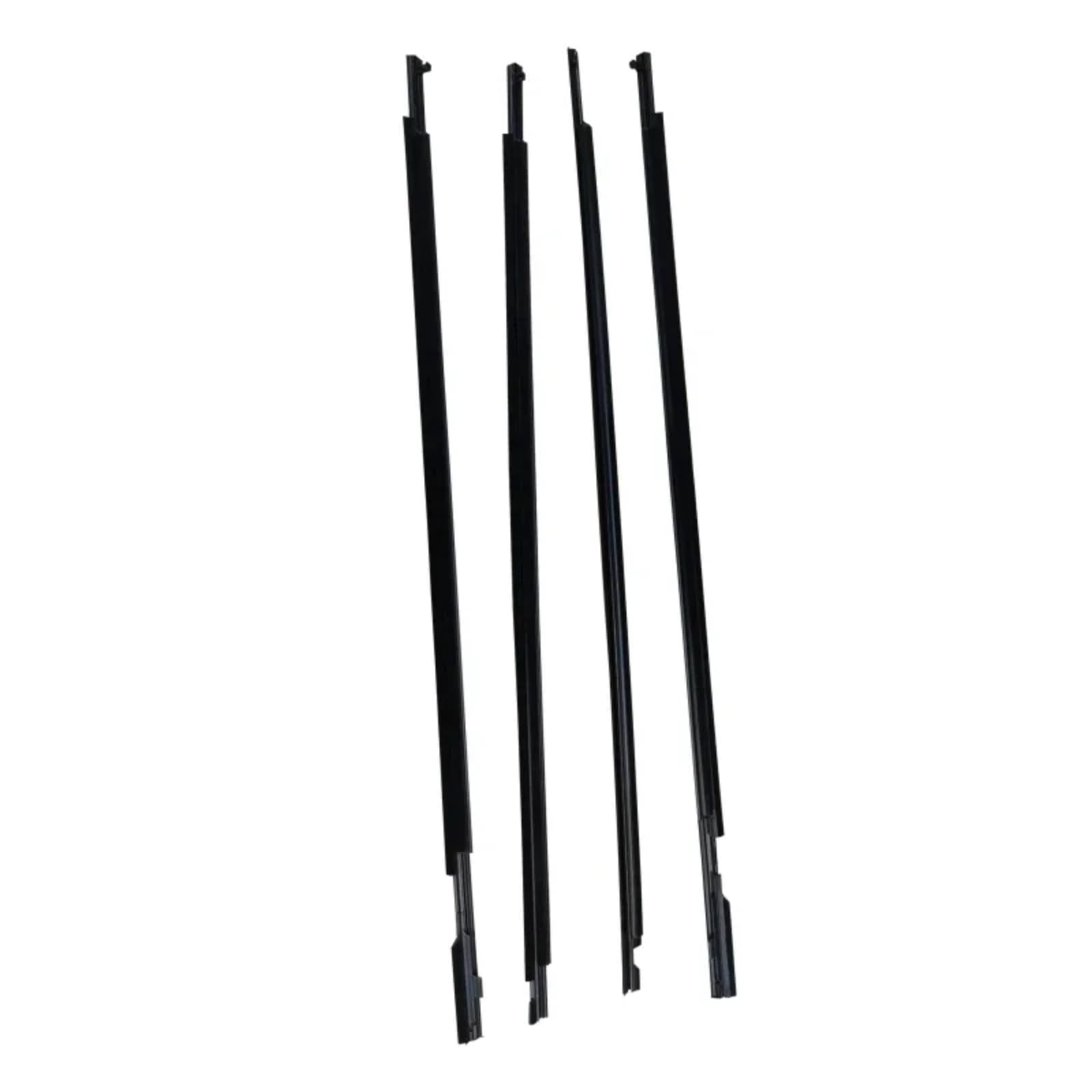 Rcuihgfb One Color Automotive Window Seals Compatible With Toyota For Wish 2010-2016 4Pcs Car Window Moulding Trim Weatherstrip Sealing Belt Strips