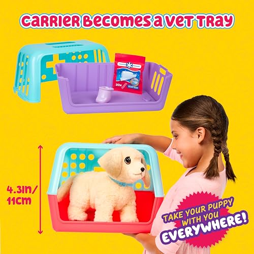 image for Little Live Pets Ouchies Cooper The Retriever Puppy, 50+ Sounds, Limpi