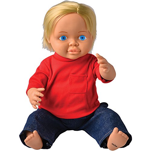 Muñeco Multiétnico de 16 pulgadas niño blanco miniatura 1