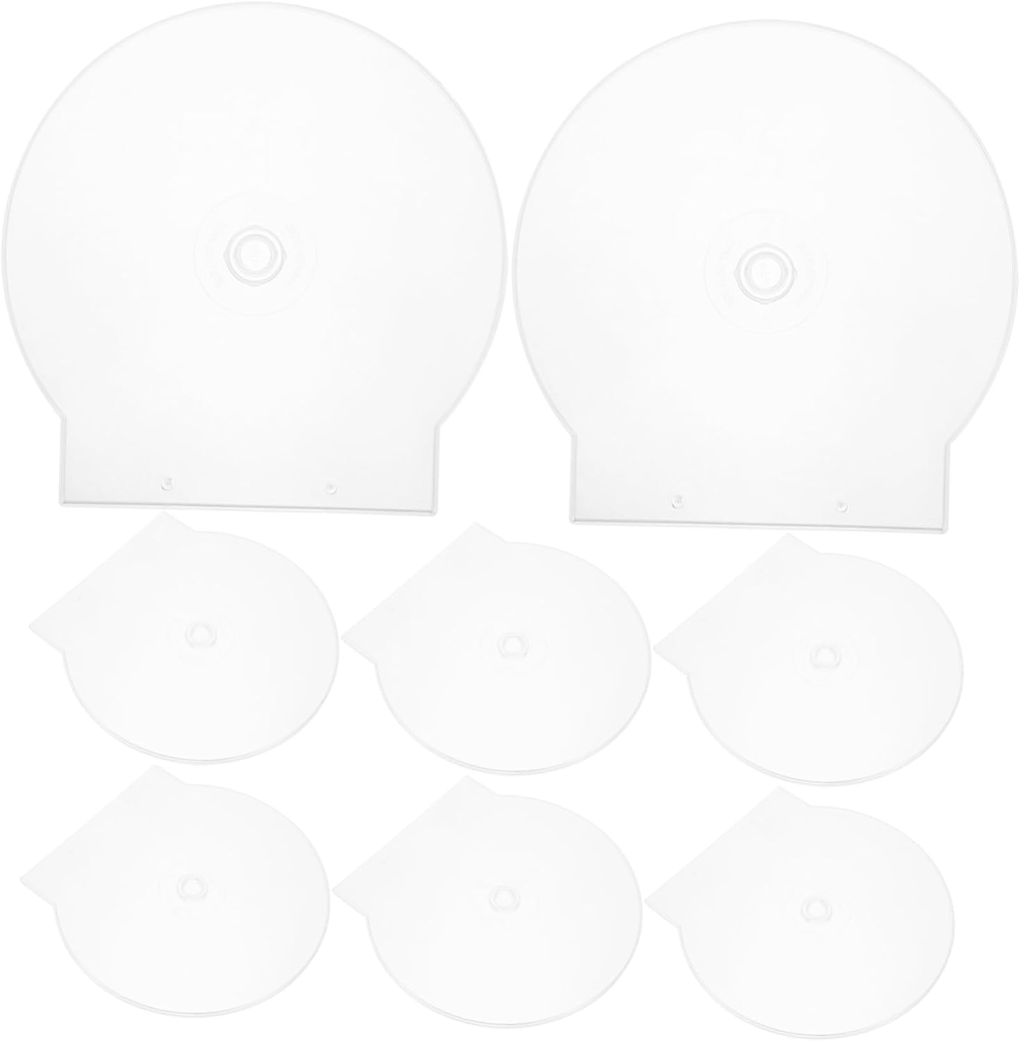 Cabilock Thick CD Cases Pack 50pcs Portable Disc Storage Organizer Semi- Design for CD/DVD Collection and Organization