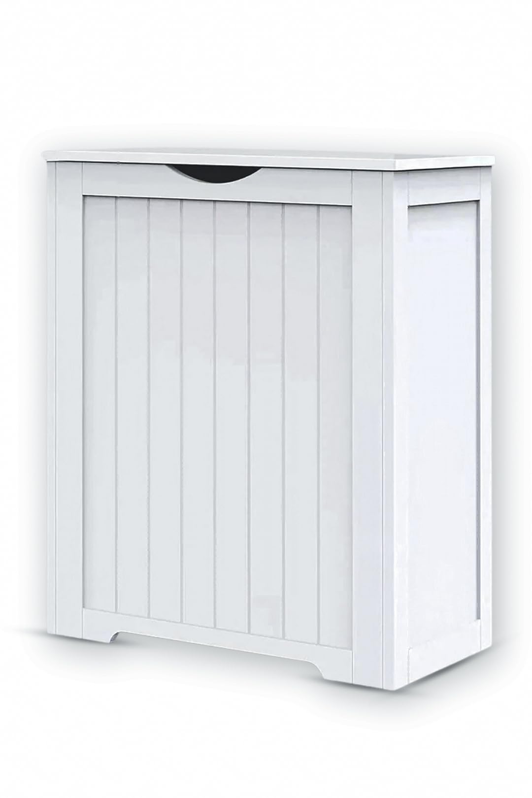 Hygrad Built to Survive - Wooden Laundry Hamper - White