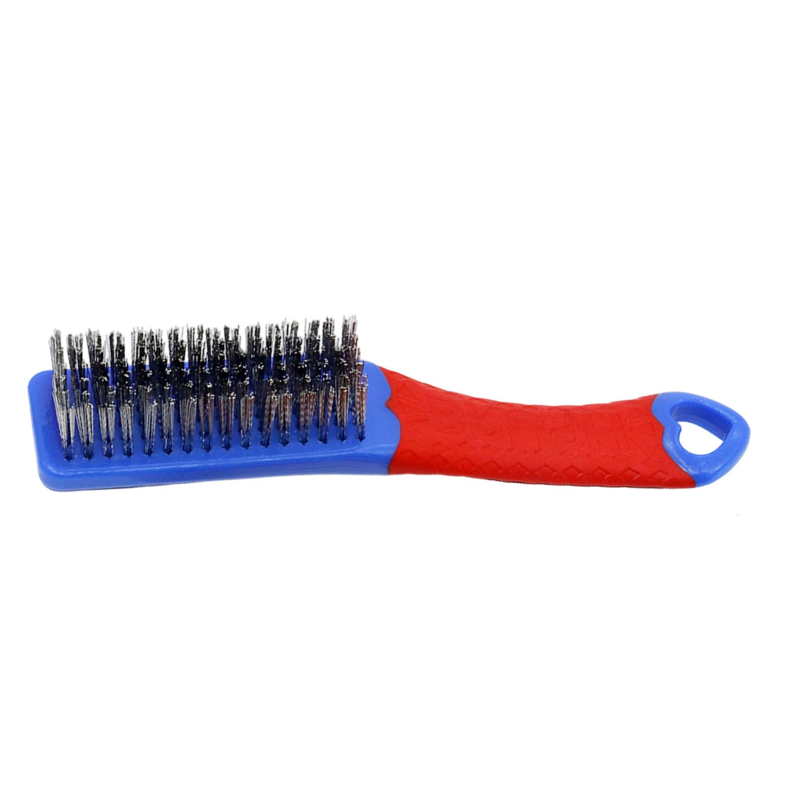Msioytog Efficient Wire Brush for Rust Removal and Polishing Multipurpose Cleaning Tool Handle Metal Surfaces Scrubber Stainless Steel Wire Brush