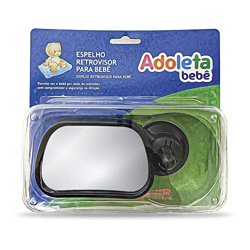 Espelho Retrovisor para Bebê Preto