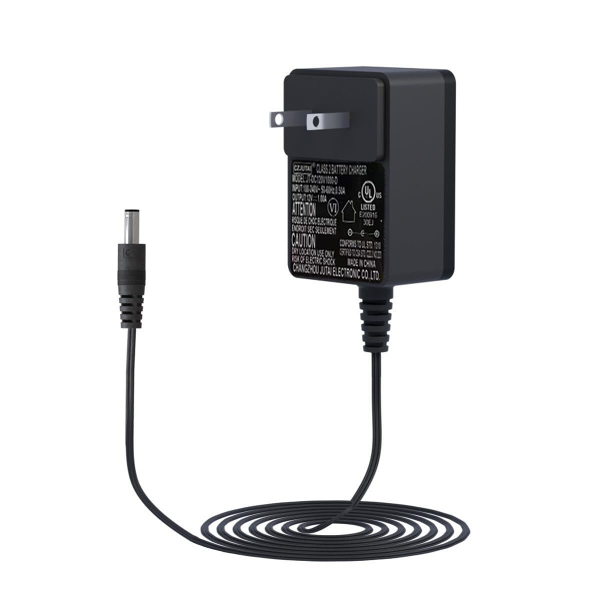 12V Battery Charger for Kids Electric Ride On Toys,12 Volt 1000mA Charger for Best Choice Products SUV/Kid Trax Dynacraft Toy Car,12V Universal Round Hole Power Supply Adapter