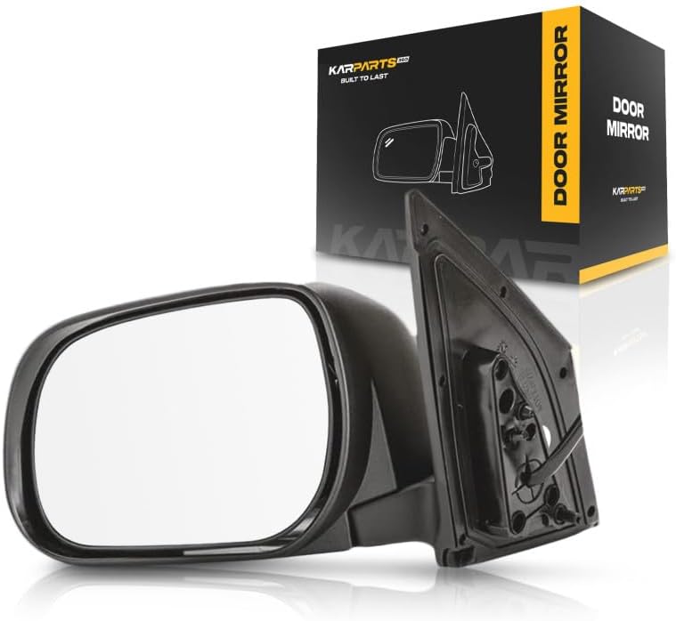 For Toyota RAV4 Door Mirror 2009 2010 2011 2012 Driver Side | Power | Non-Heated | Textured | Replacement For TO1320272 | 87909-0R010