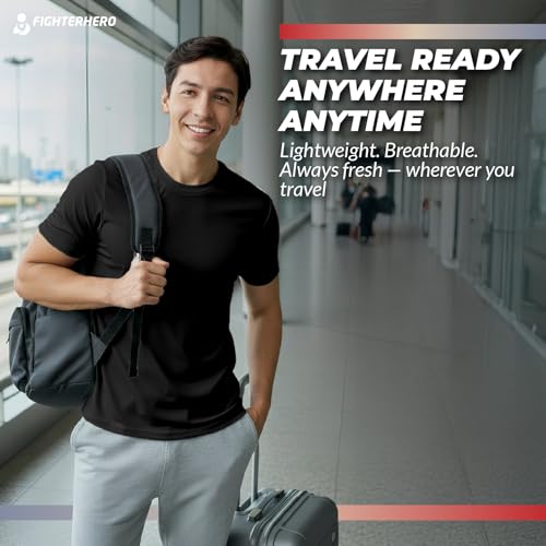 Image of Gym T Shirts for Men Workout | Sports Tshirt for Man | Running Mens T-Shirts | Polyester Men's T Shirt | Quick Dry fit Training Active Wear | Badminton Football Jersey Tshirts
