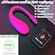 Vibrator mit APP Bluetooth Vibro Ei für sie G-Punkt，Leise Starke Stimulator Tragbarer Kugelvibratoren mit 9 Vibrationsmodi aus Silikon, Vibration für Frauen Liebeskugeln Sex Spielzeug für Paare