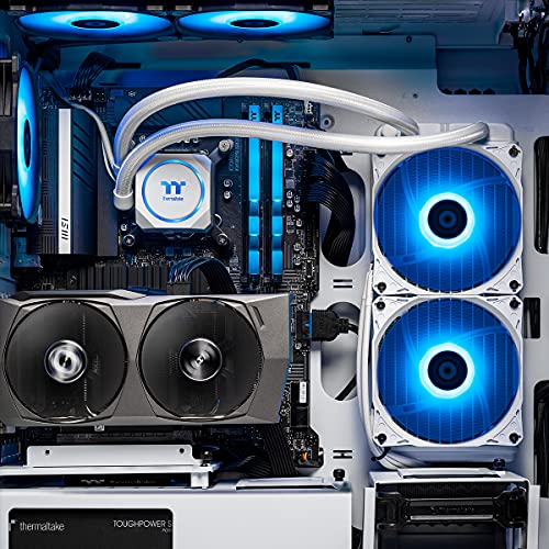 Thermaltake Glacier I360 Liquid-Cooled Pc (Intel I5-11600K, Rtx 3060, 16Gb Rgb 3200Mhz Ddr4 Toughram Rgb Memory, 1Tb Nvme M.2, Wifi, Win 10 Home) Gaming Desktop Computer S3Wt-Z590-G36-Lcs #TOP4