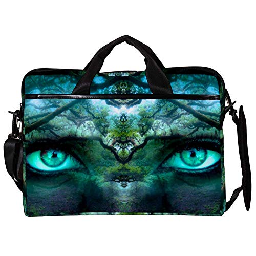 Sac ordinateur portable 14-15 pouces Fantasy Eyes sacoche bandoulière