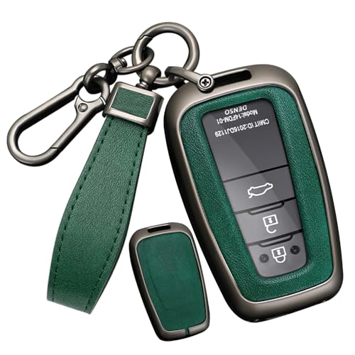 Coque de clé Toyota RAV4 C-HR Camry - Étui protection clé voiture 3-4 boutons cuir