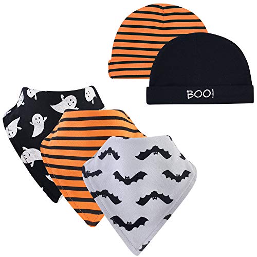 Image of Hudson Baby Unisex Baby Bandana Bibs and Headbands