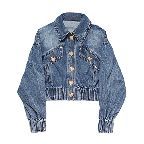 Veste en jean femme bleu XL parfaite pour vos sorties de printemps