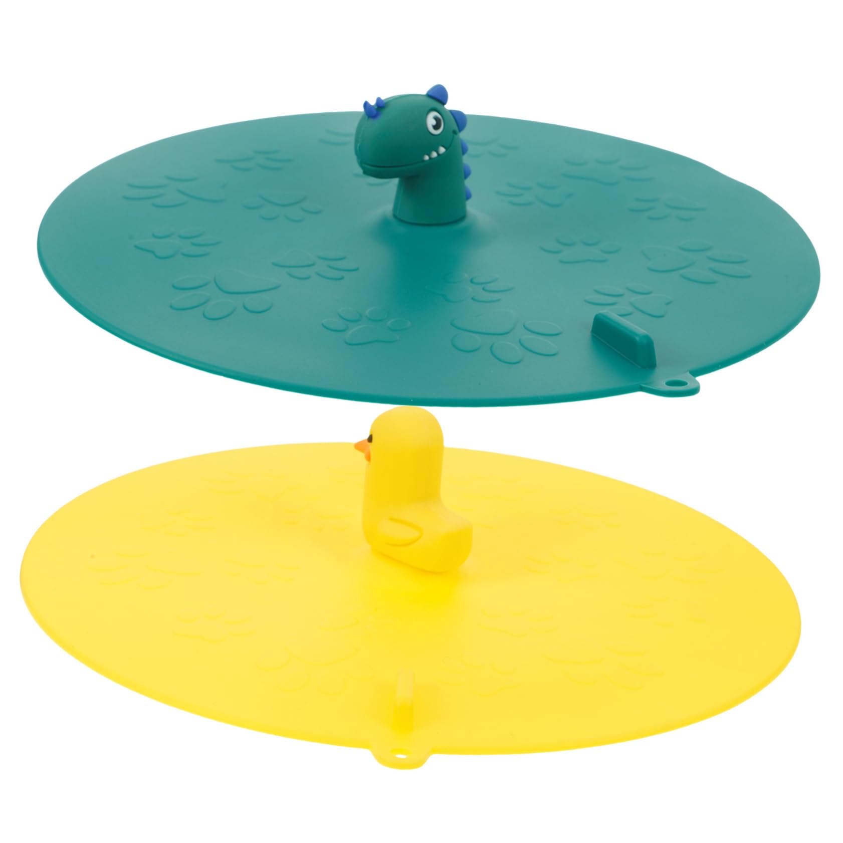 Homoyoyo 3 Set Tappi Per Scarico Silicone Per Bagno Design Cartoon Dinosauro Copertura Per Scarico Resistente E Antipolvere 2 Pezzi*3