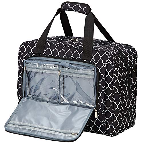 Nicogena Sewing Machine Carrying Case, Universal Travel Tote Bag With Shoulder Strap For Singer, Brother, Janome And Accessories, Lantern Black #TOP4