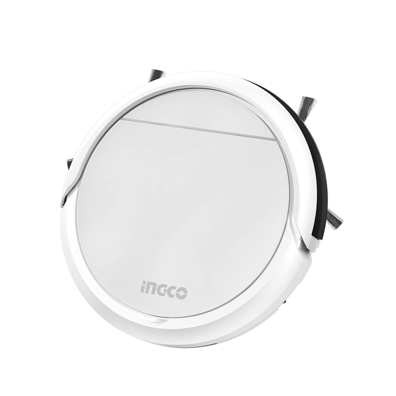 Ingco Robotic Vacuum Cleaner VCRR| 2000mAh Lithium Battery, Anti-Winding with Cliff detect Sensors - Robot Vacuum Cleaner Perfect for Floor Cleaner Machine Home, Dry Carpet Cleaner Electric Mop