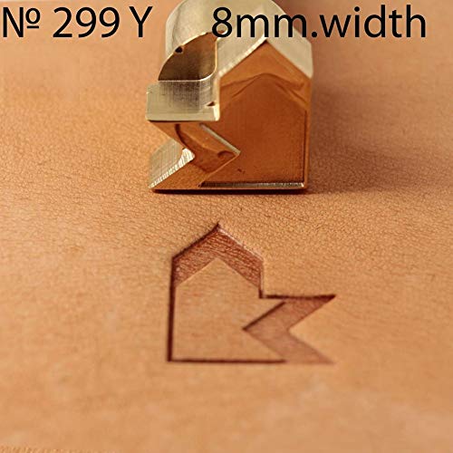 DandS ltd Leather Stamp Tool, Geometric Fox, Professional Steel Craft Tool for Leatherworking, Embossing, Carving & Stamping Leather Projects, Belts & DIY Projects, Compatible with Mallet #299Y