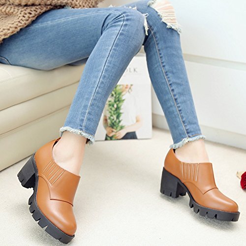 Chaussures à talons hauts imperméables et stables pour marcher sans fatigue - 2
