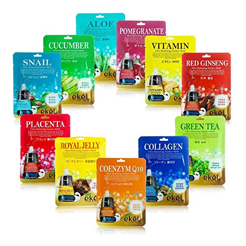 Soltreebundle 13Sheets Ultra Hydrating Essence Korean Facial Mask Sheet With Soltreebundle Natural Hemp Paper 50Pcs - Korea Cosmetics #TOP5