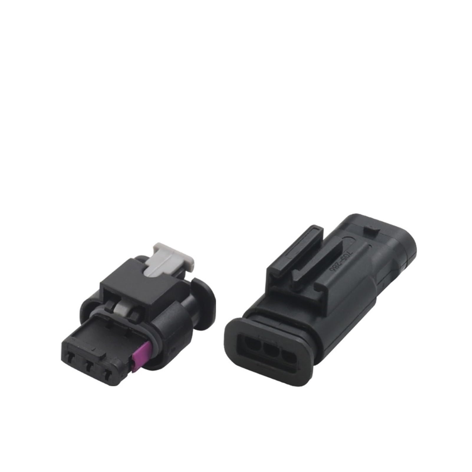 Yige Store 1/5/10/20 Ensembles 3 épingles Ampère Connecteur étanche de l'automobile électronique 1718653-1 ajusté for Vw Audi 4f0973703A / 4f0973703 ( Color : 3p female male , Package : 20 sets )
