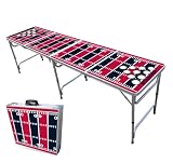 8-Foot Professional Beer Pong Table w/Cup Holes - Houston Football Field