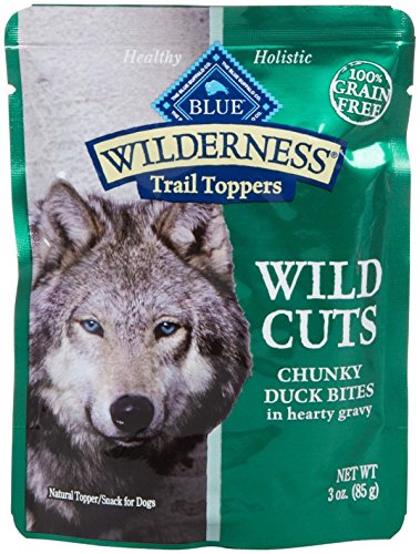 Image of Blue Buffalo Wilderness Wild Cuts Trail Toppers Chunky Bites In Hearty Gravy - Duck - 3 Oz