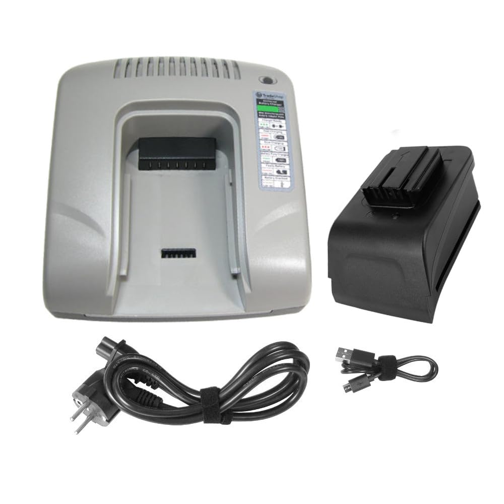 Trade-Shop Zestaw: akumulator NI-MH 14,4 V 3,3 Ah + ładowarka kompatybilna z Milwaukee LokTor PIW 14.4 SD, PJX 14.4 Power Plus, PLD 14.4 X, PN 14.4 Power Plus