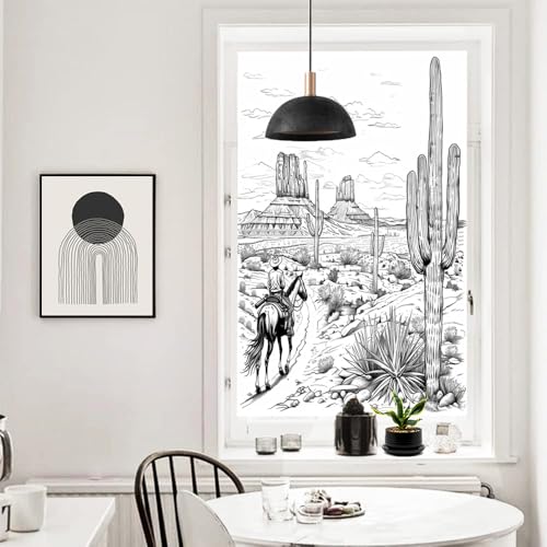 Vinilo Decorativo SOPIYRIO Western Abstract Desert 17.7x23.6 in miniatura 4