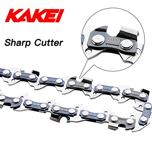 Kakei 1B0Q62X3 18 Inch Chainsaw Chain 3/8 Inch Lp Pitch, .050 Inch Gauge, 62 Drive Links Fits Poulan thumb #1