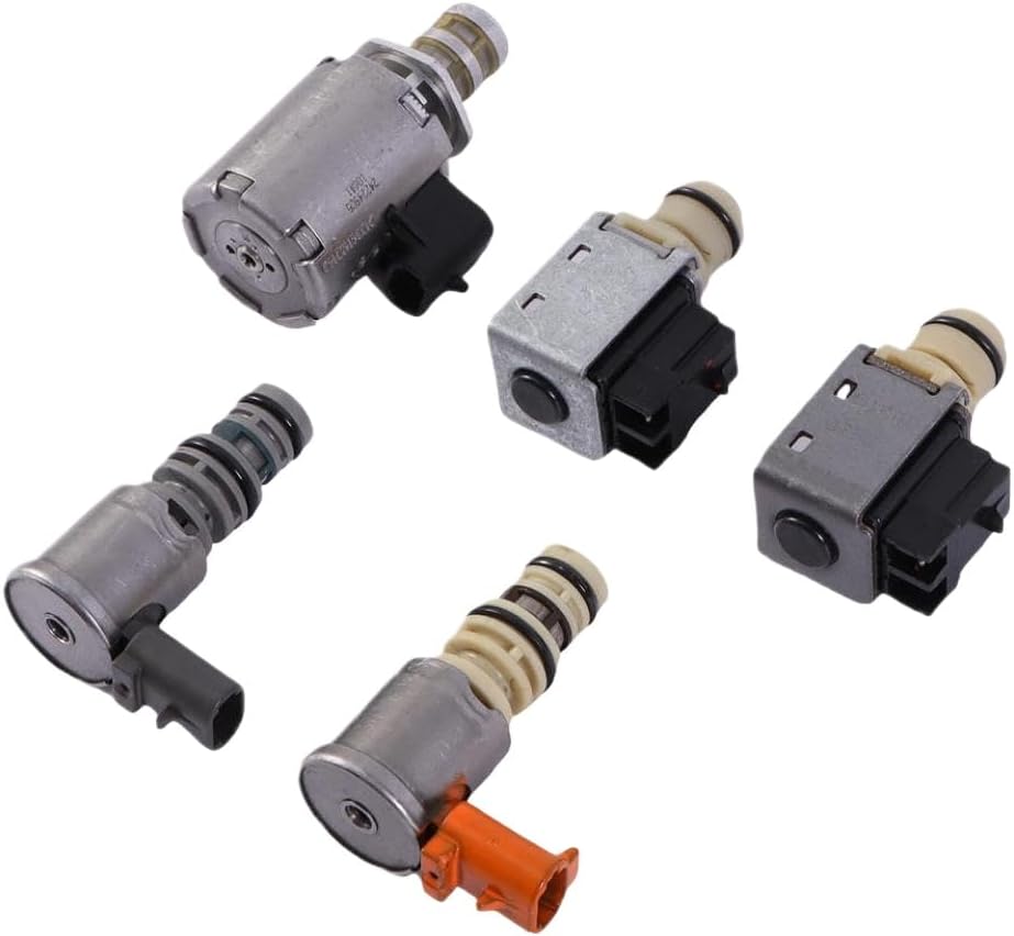 5 Piece Transmission Solenoid Kit 4L60E Compatible With Escalade Astro Express 1500 Tahoe