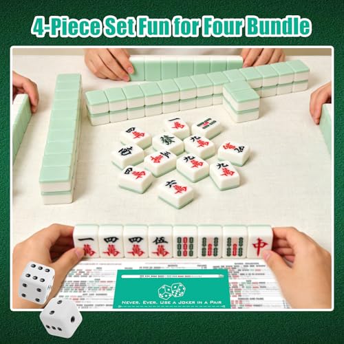Guía y Buscador de Línea Mahjong 4 Pzs miniatura 4