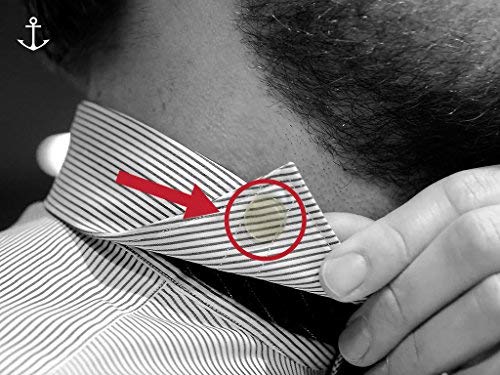 Fashion Anchor | 1 Pack Of 36 Collar Stays For Men | No Metal. No Magnets. Just Hold. | With Discrete Carrying Sleeve #TOP1