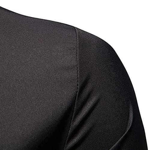 Chemisier col rabattu homme de qualité supérieure style slim - 7