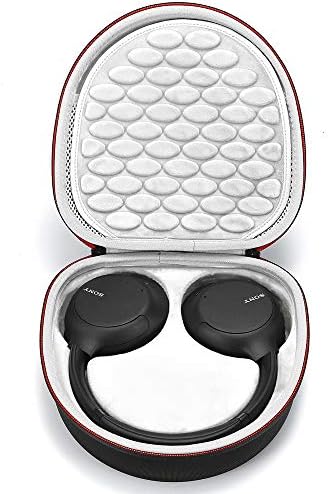Hard Case for Sony WH-CH700N/Sony WH-CH710N Wireless Noise Cancelling Headphones, Travel Carrying Storage Bag - Black+Gray